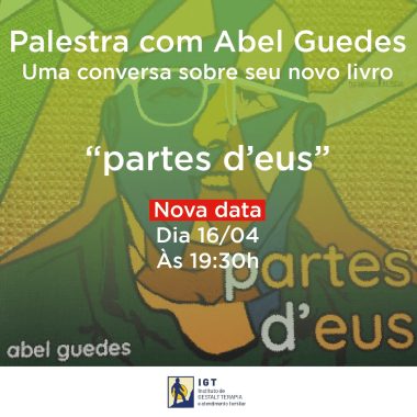Leia mais sobre o artigo Palestra: Abel Guedes falando sobre seu novo livro partes d’eus